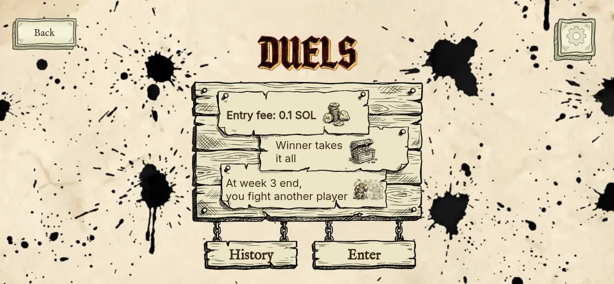 Duels screen
