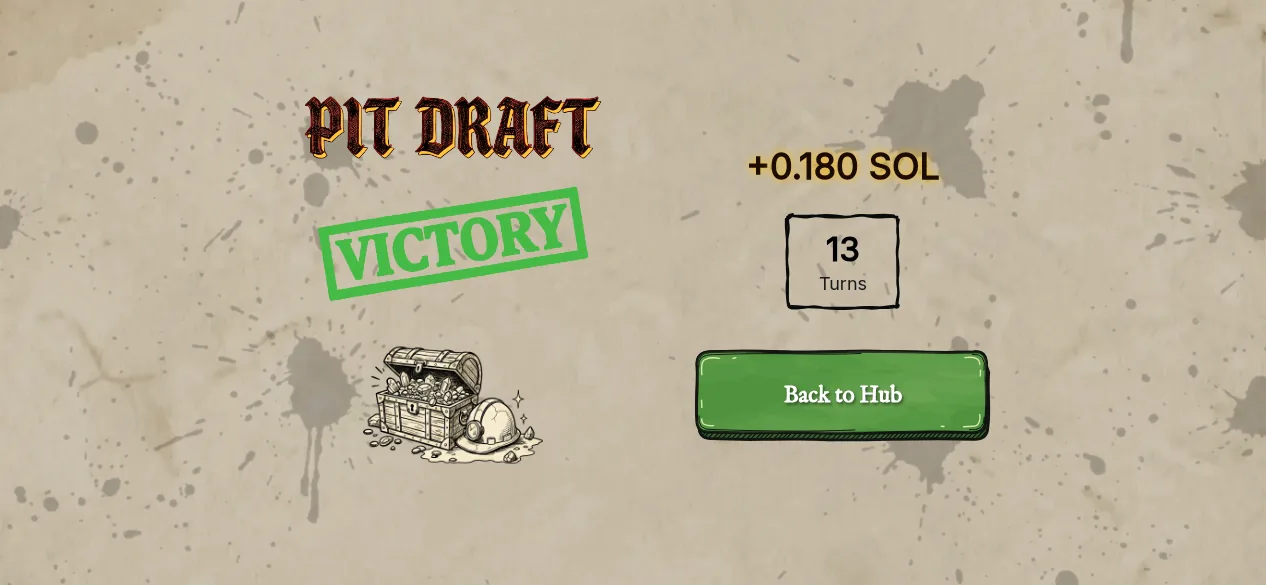 Pit Draft victory
