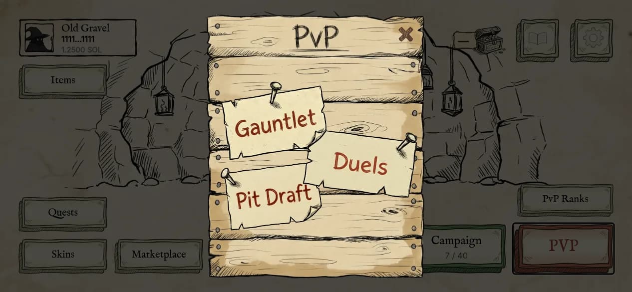 PvP mode picker