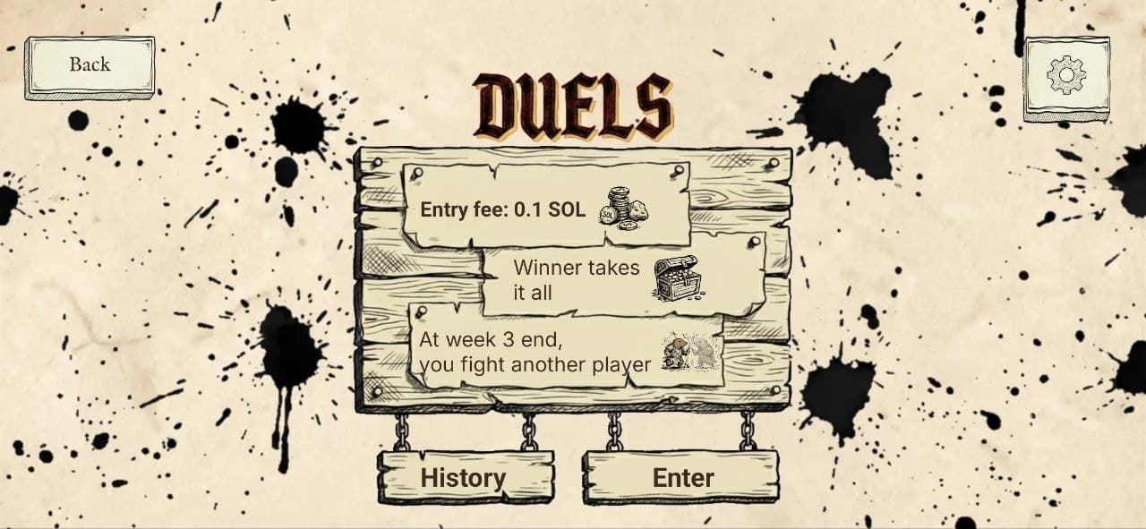 Duels screen